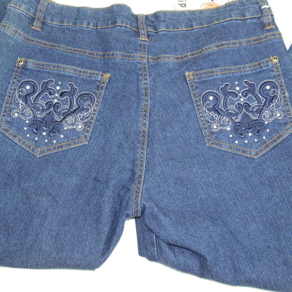 Hip Jeans Size 14 Women Bluejeans Straight Leg NEW - Picture 3 of 7